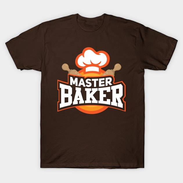 Master Baker - Baking Chief Bakery Gift T-Shirt by Shirtbubble